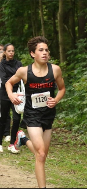 Jacob Meek finished first for Northville in the  James Cleverley Invitational.