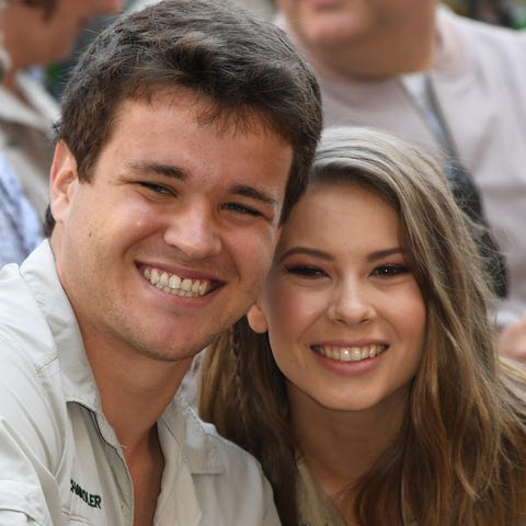 American wakeboarder Chandler Powell, left, and co