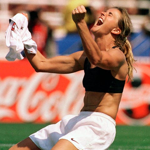 21 years ago today, Brandi Chastain scored the win