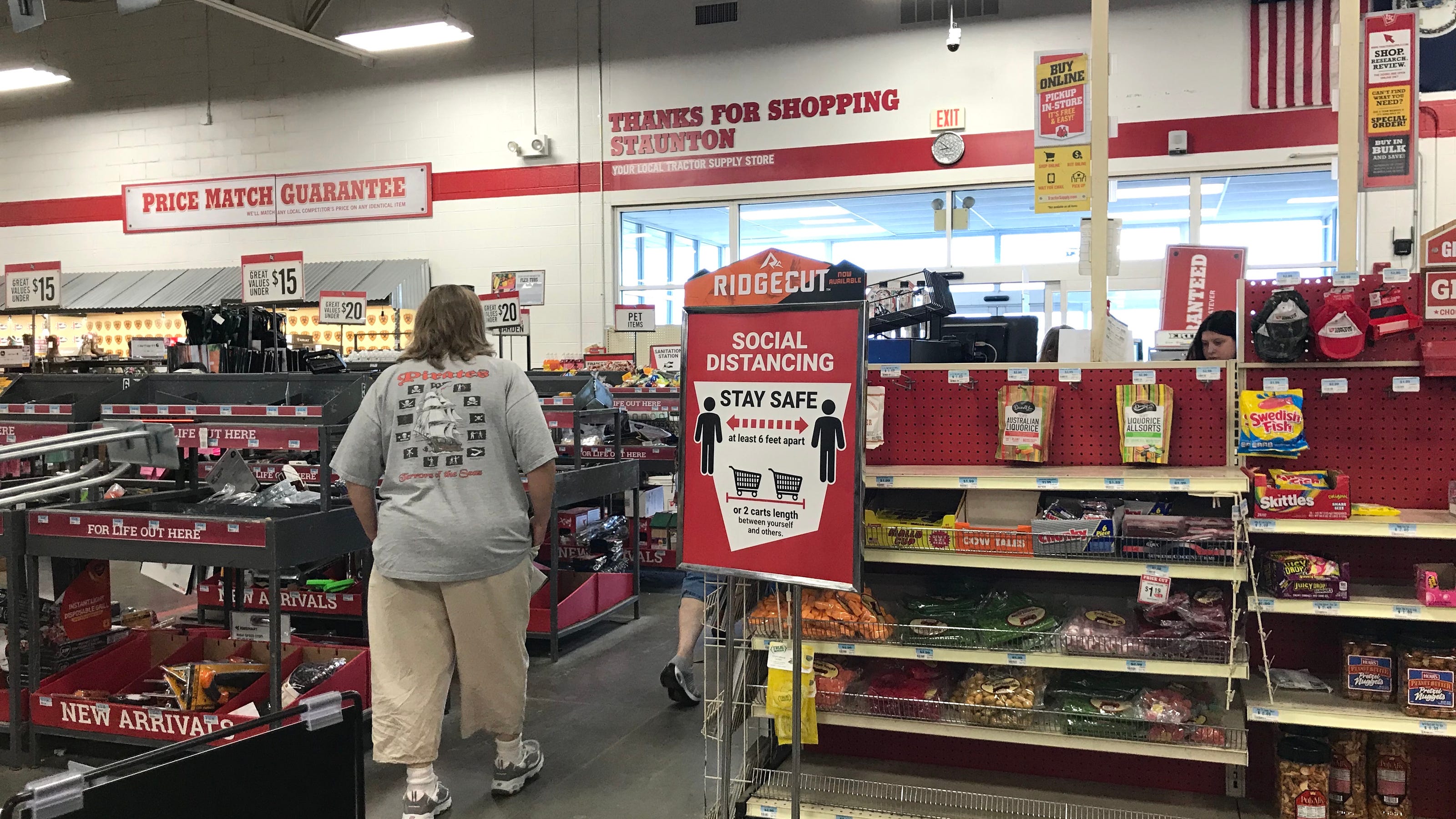 Tractor Supply Co Masks Worn And Social Distancing Check