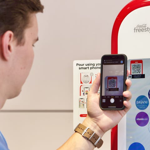 Coca-Cola Freestyle Contactless Pouring