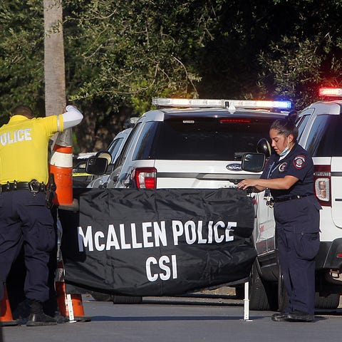 McAllen Police crime scene investigation personnel