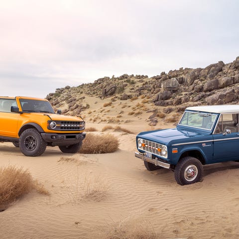 Pre-production 2021 Bronco two-door SUV takes its 