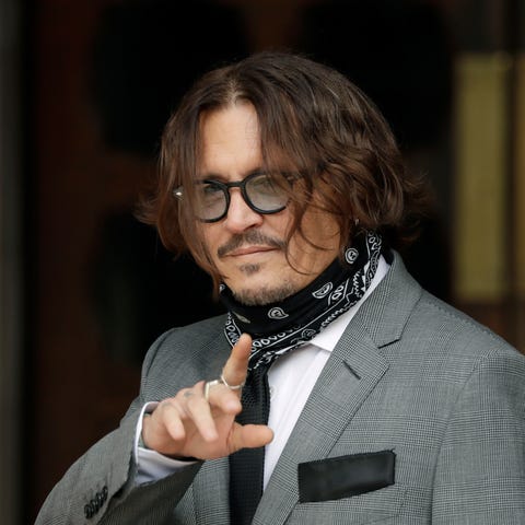 Actor Johnny Depp sued a tabloid newspaper that ac