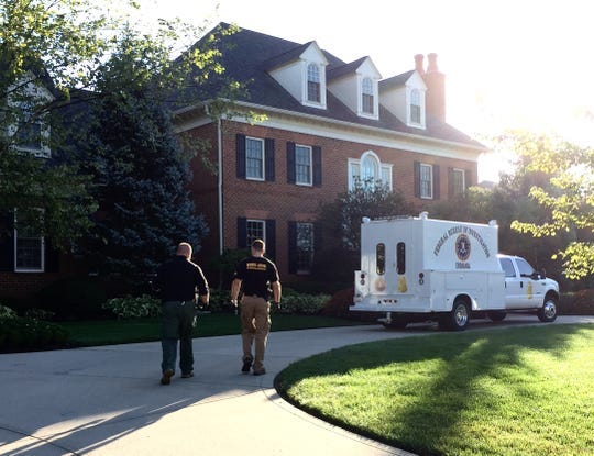 FBI agents raided the home of former American Senior Communities CEO James G. Burkhart in September 2015.