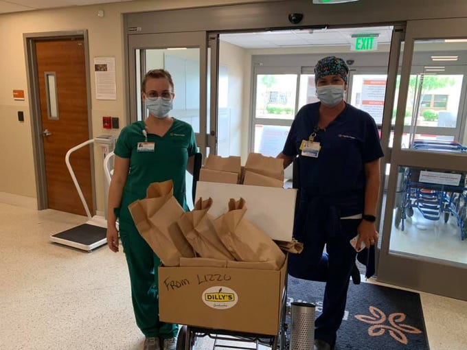 Lizzo, a Grammy award-winning rapper and singer, bought lunch for Chandler health care workers from Dilly's Sandwiches in Tempe.
