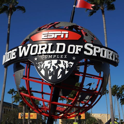 A view of the entrance to  ESPN Wide World of Spor