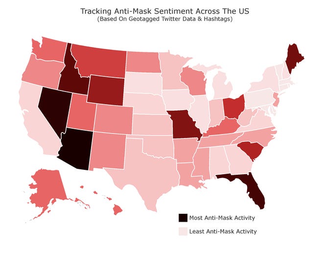 Arizona Most Resistant To Wearing Covid 19 Face Masks Study Finds
