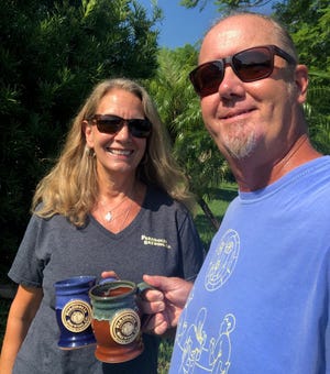 Pete and Lyn Anderson left their jobs as teachers in Oregon and opened Pareidolia Brewing Company, the first craft brewery in Sebastian, Florida, in 2014.