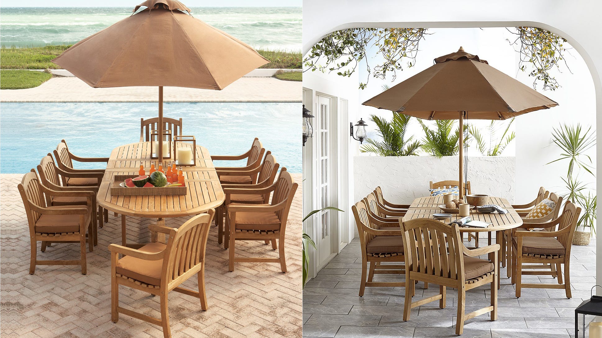 Flash Furniture Nantucket 6 Piece Navy Patio Garden Set With Umbrella Table  And Set Of 4 Folding Chairs : Target