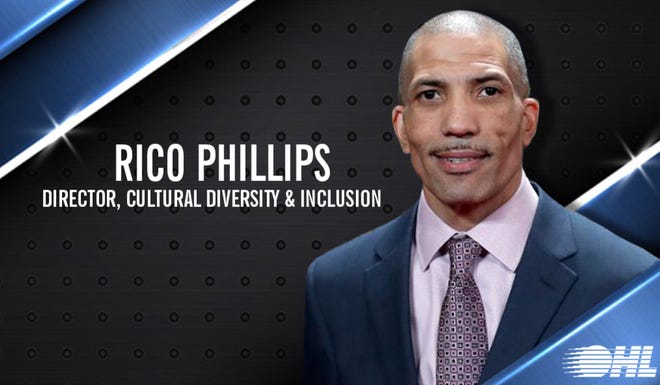 Flint's Rico Phillips was hired by the Ontario Hockey League to the newly created role of director of. cultural diversity and inclusion. (Ontario Hockey League)