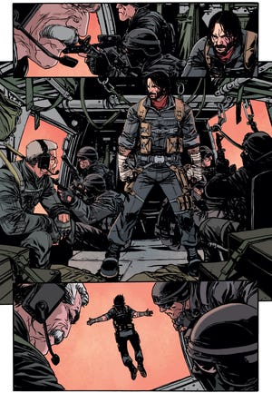 The Bezerker runs missions for the U.S. government in exchange for truth about his immortal existence in "BRZRKR."