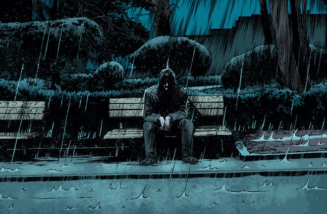 The Bezerker is a world-weary warrior as written by Keanu Reeves in the pages of "BRZRKR."