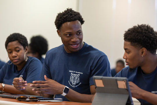 In July, educators from HBCUs took part in a virtual academy to learn the building blocks of coding with Swift, Apple’s coding language.