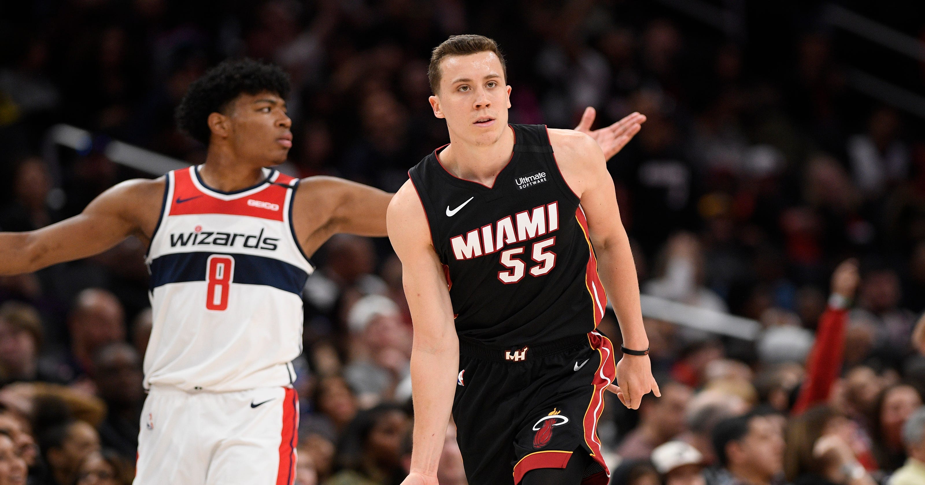 Miami Heat's Duncan Robinson on fundraiser, finding his voice