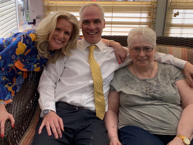Janice Dean, Sean Newman, and Dee Newman in New York City in May 2019.