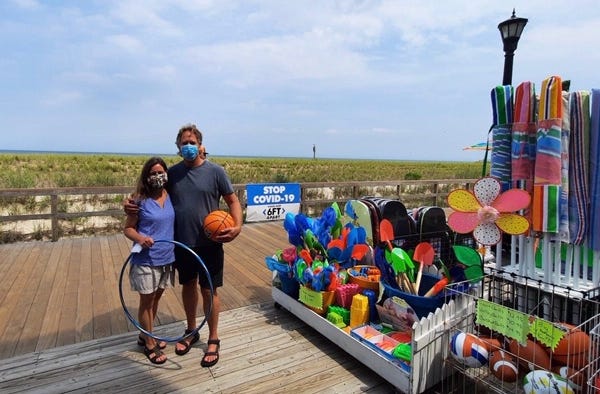 Lori and Sandy Smyth, co-owners of Tidepool Toys & Games