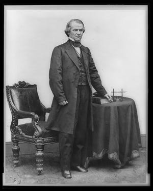 The last president to skip his successor’s inauguration was Tennessee’s Andrew Johnson