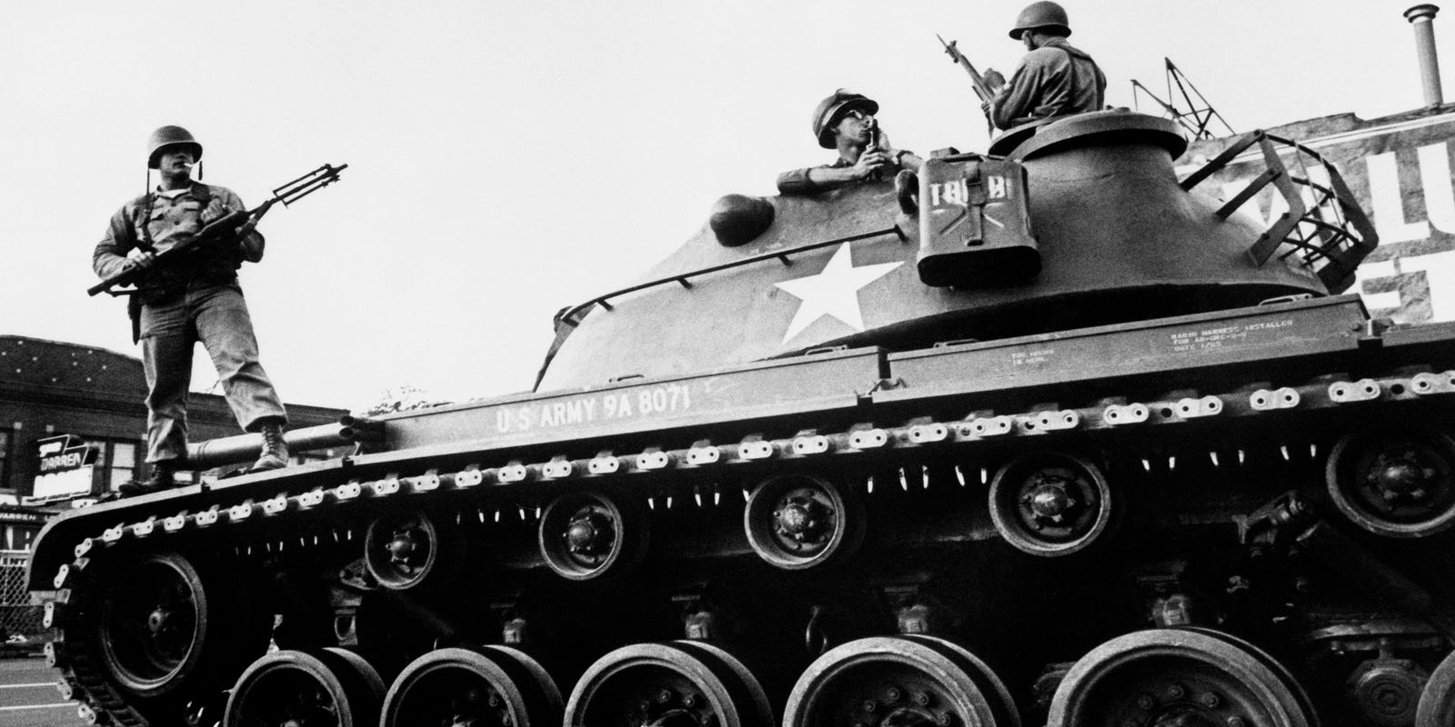 Detroit Riots Of 1967 Remembering Willie Horton Tank Outside Window