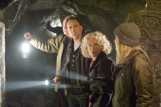 Mirren, second from right, is in 2007 action film "National Treasure: Book of Secrets" with Justin Bartha, Jon Voight, Nicholas Cage and Diane Kruger.