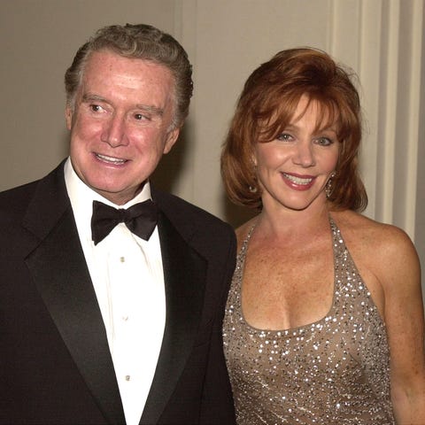 Regis Philbin and his wife, Joy, attend an America