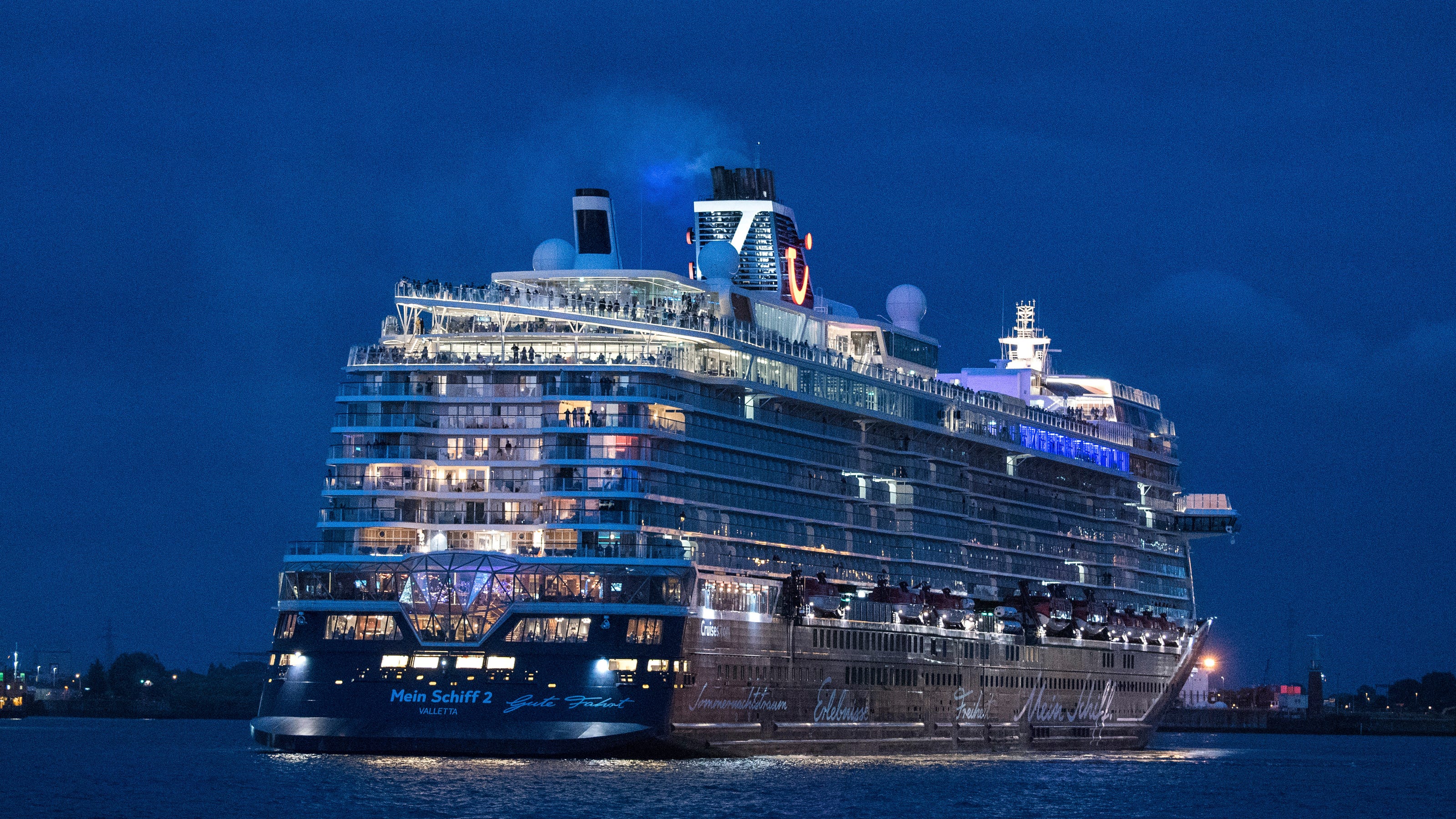 TUI Cruises' Mein Schiff 2 sails on return voyage with 1,200 people