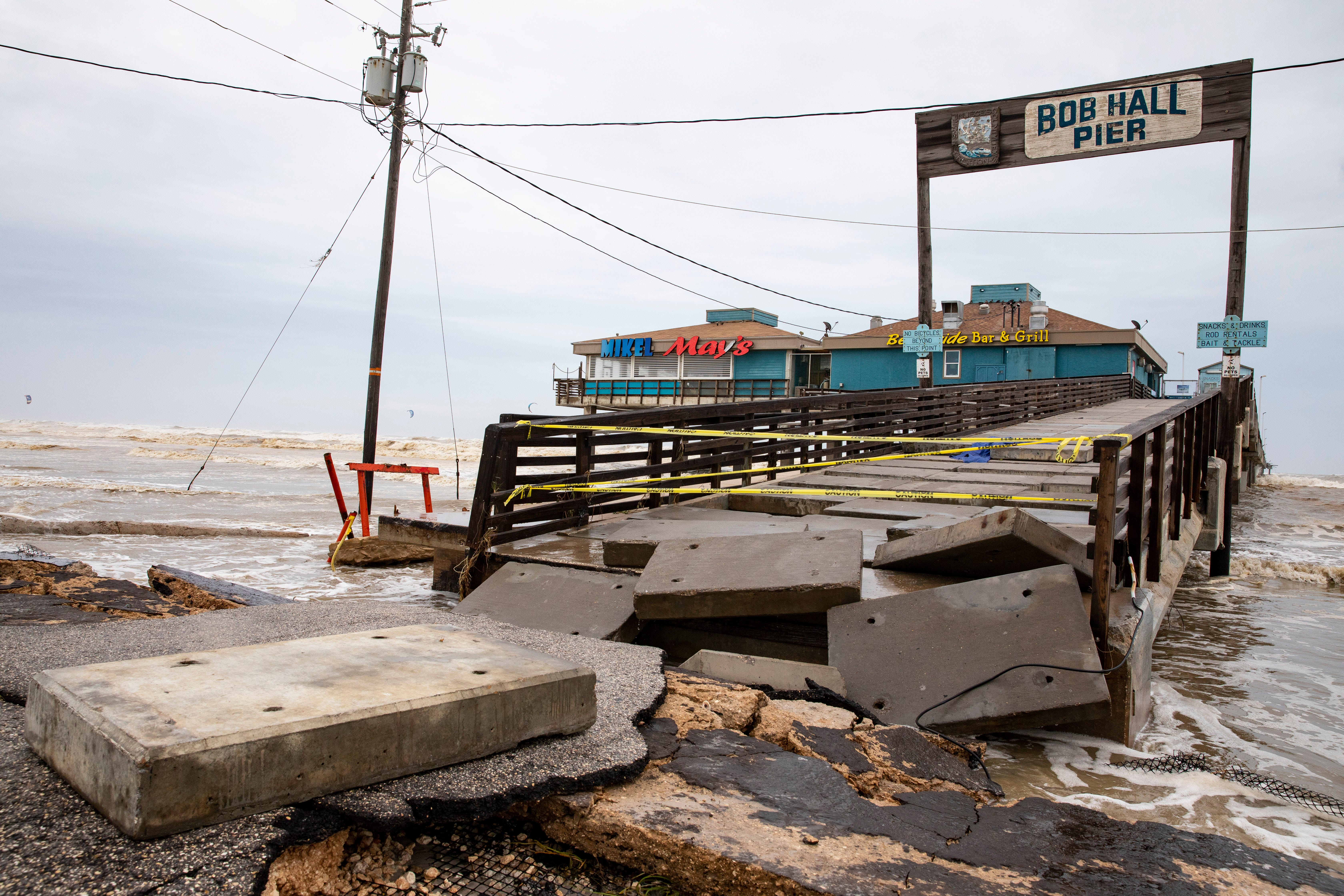 Bob Hall Pier Torn Down Replaced After Hurricane Hanna Damage