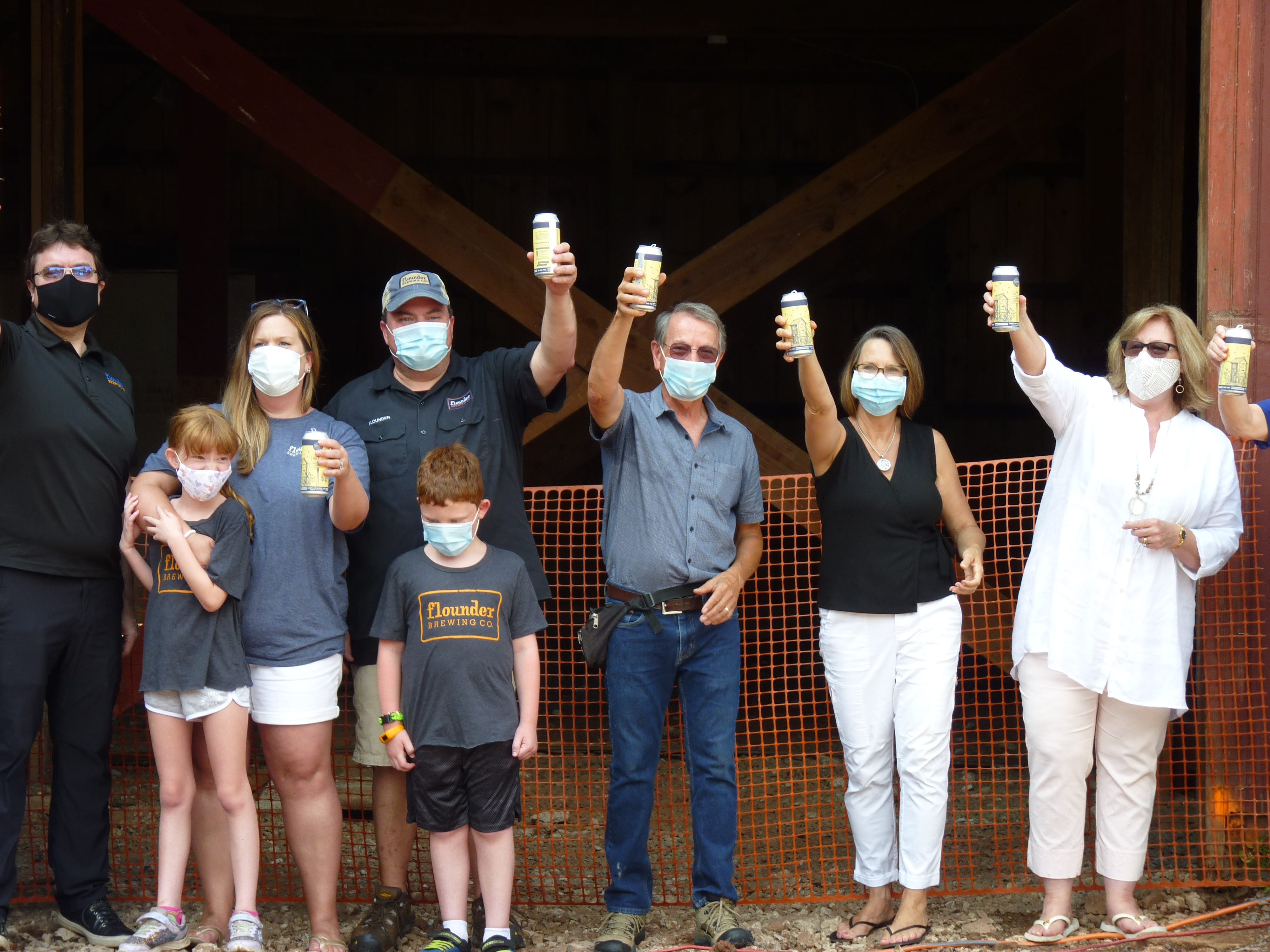 Flounder Brewing holds ground breaking at new Hillsborough location