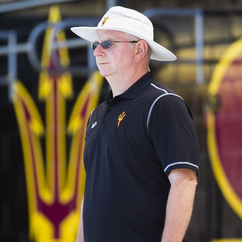 Arizona State swimming coach Bob Bowman in 2016.