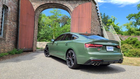 The 2020 Audi S5 Sportback is positioned between the standard Audi A5 and the full-blown Audi RS5. 