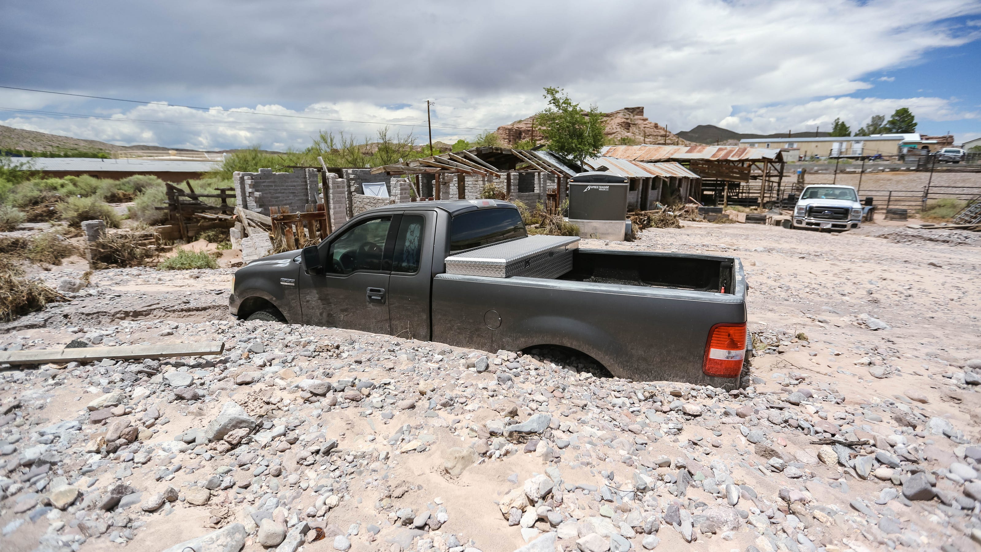 New Mexico flooding: T or C residents digging out after Sunday floods
