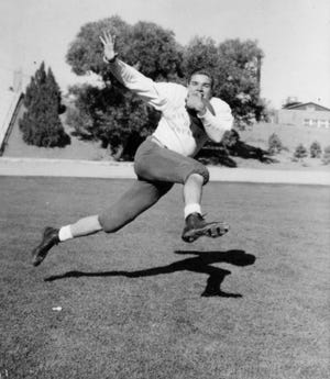 Dick Trachok came to Nevada in 1946 to play for the Wolf Pack football team.
