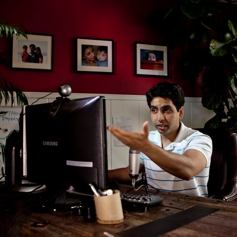 Sal Khan, 34, the founder of Khan Academy is photo
