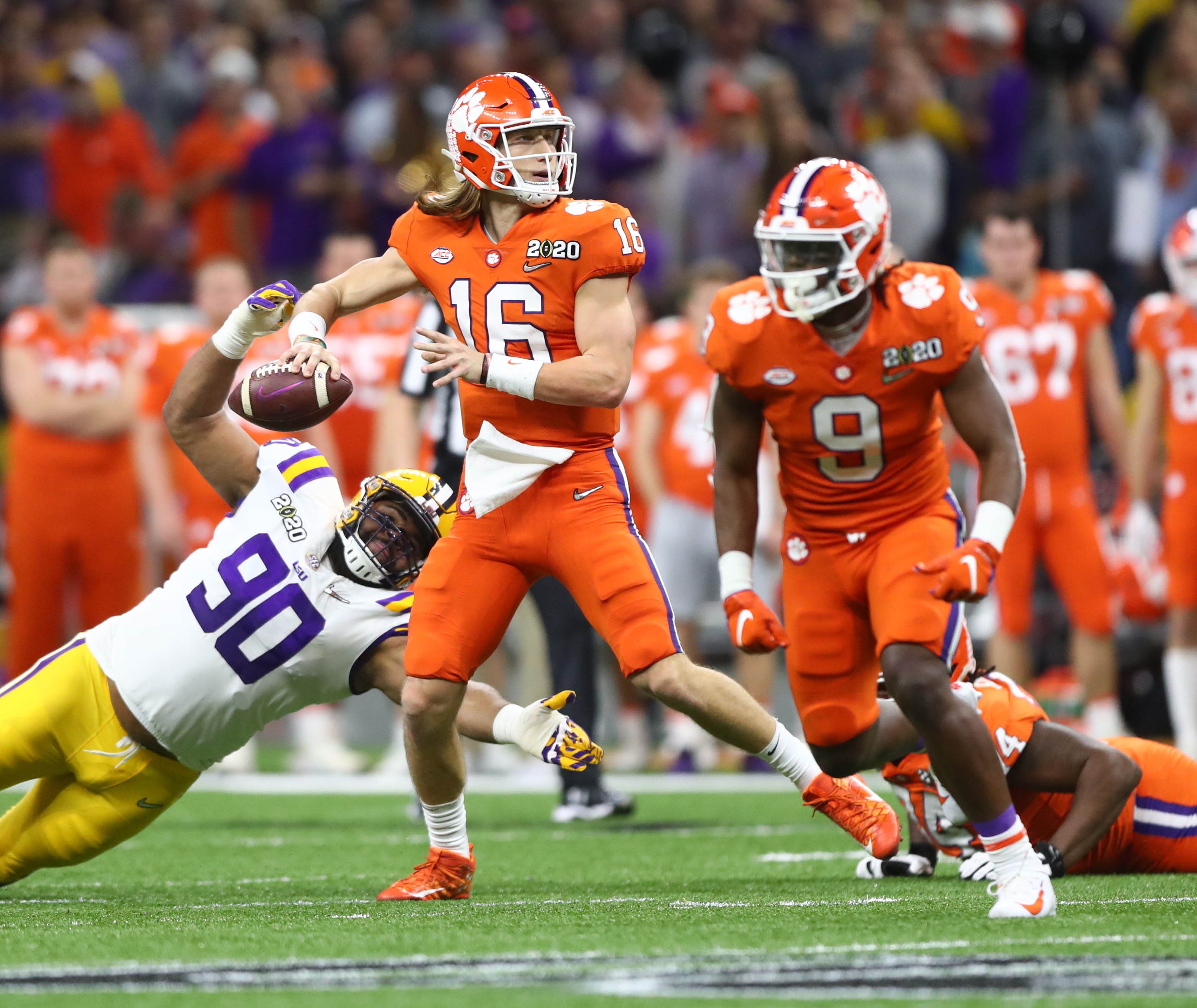 Trevor Lawrence entering NFL draft after three seasons at Clemson