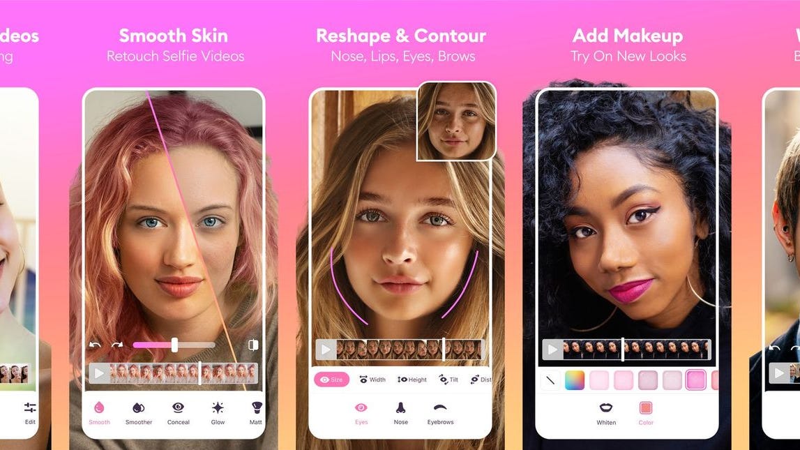 New Facetune app lets you retouch your face in videos