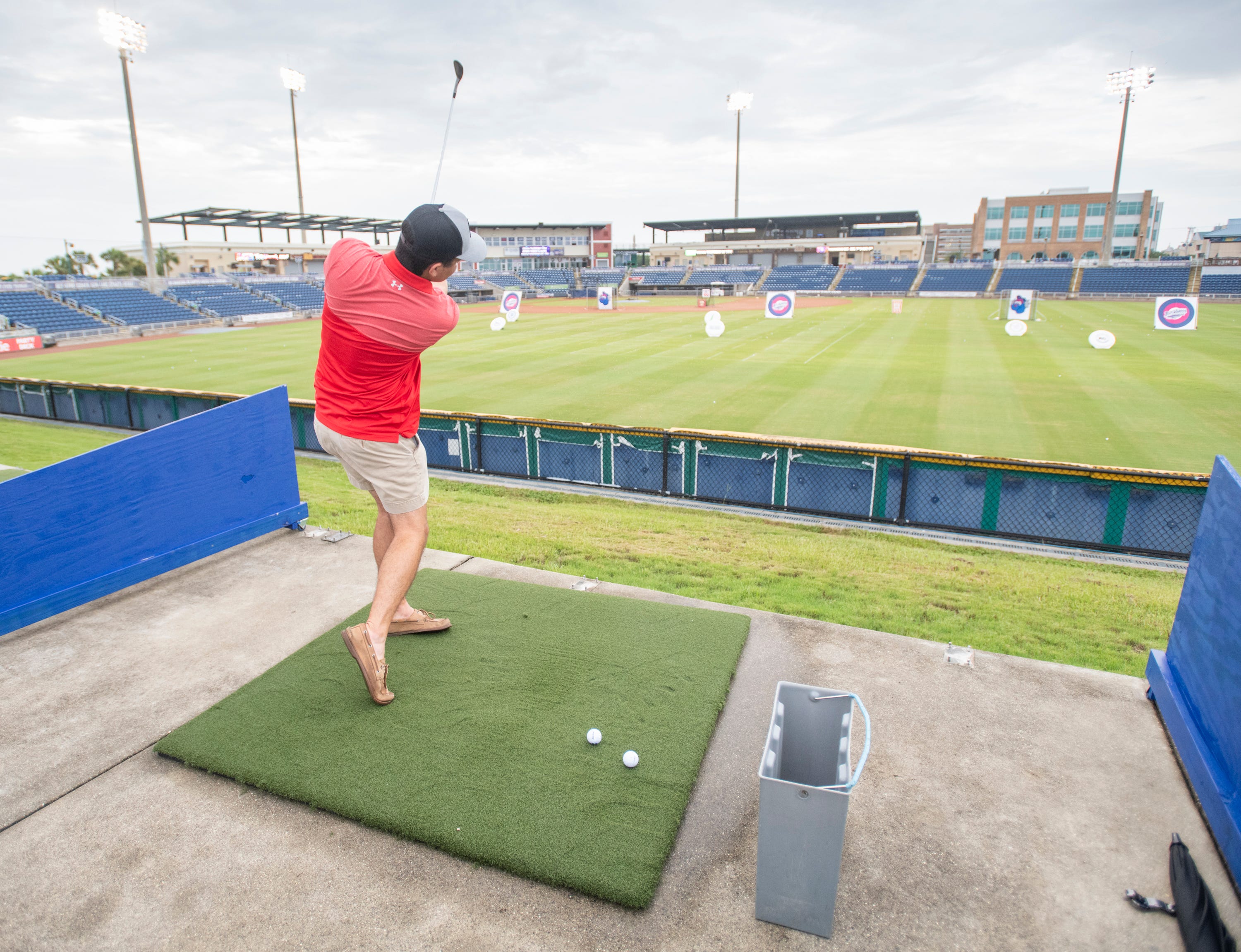Blue Wahoos Stadium golf experience 'Eagles in the Outfield' returns