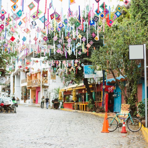 The streets of Nayarit, Mexico.