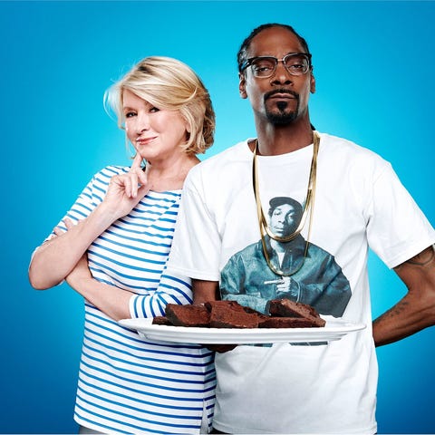Fo shizzle dizzle! Snoop Dogg and Martha Stewart t