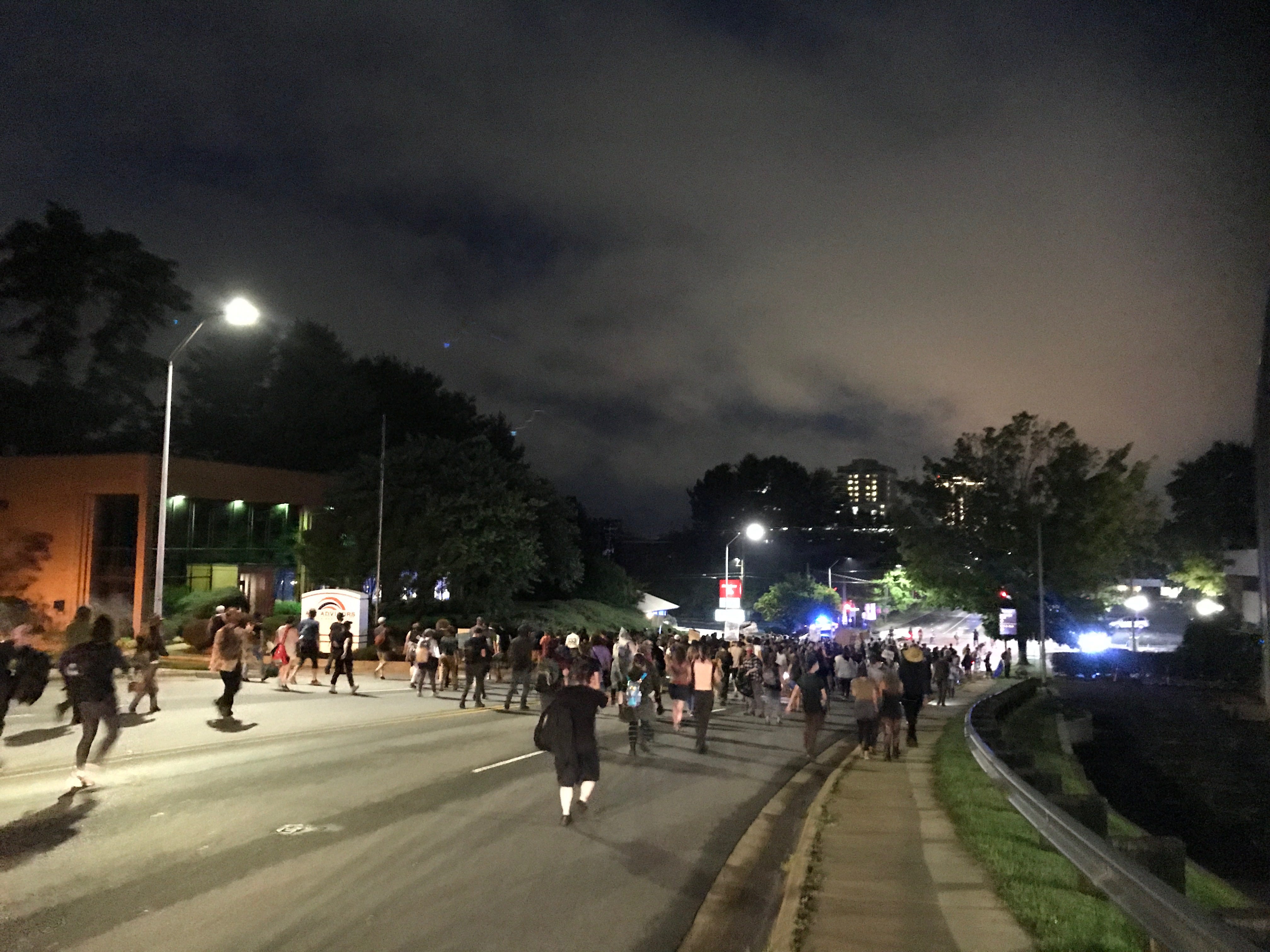 Asheville protesters march on Interstate 240; police shut down roads downtown - Citizen Times
