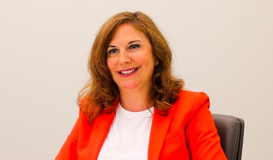 5th Congressional District candidate, Christina Hale is interviewed at the IndyStar, Friday, July 31, 2020.
