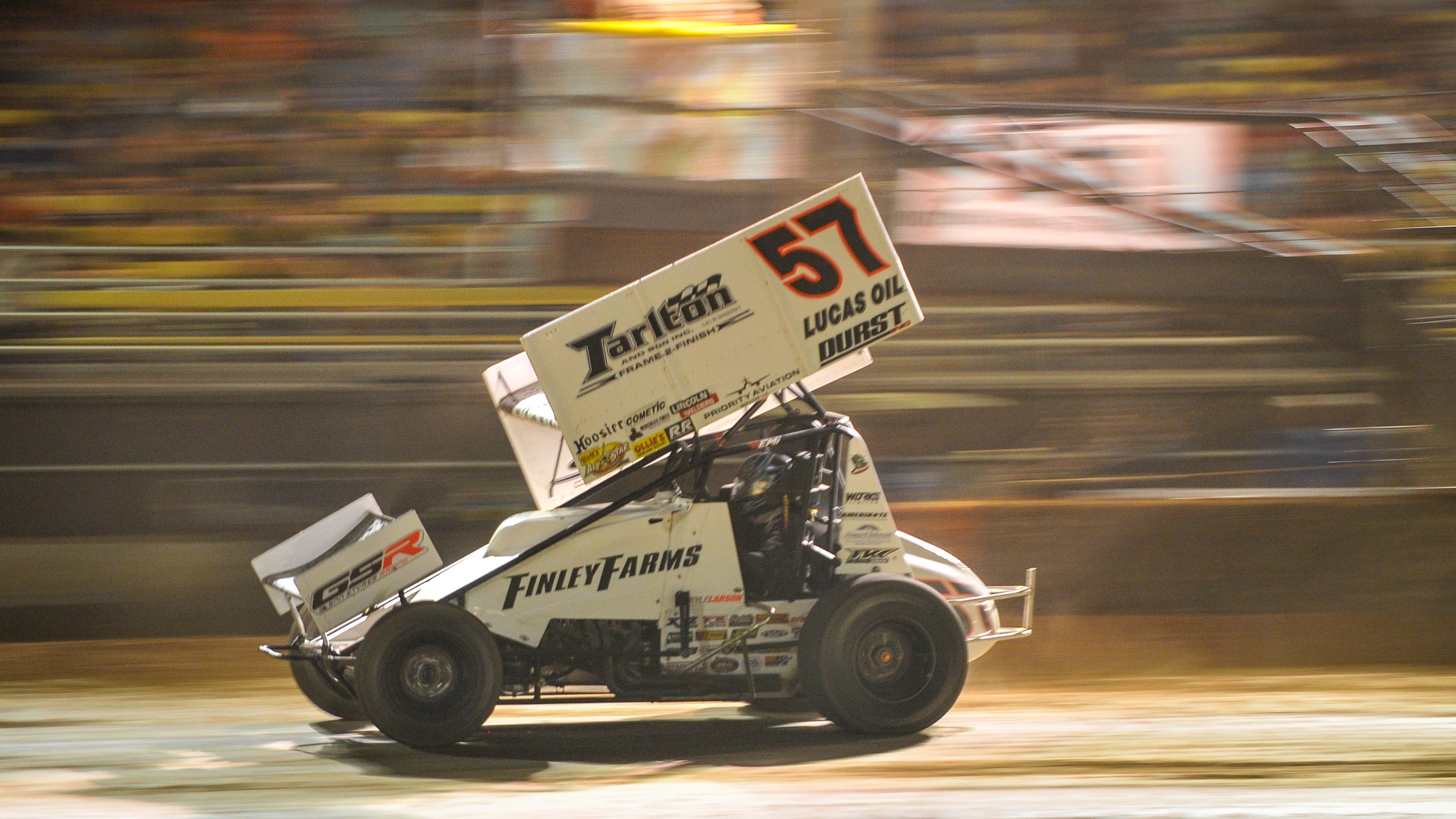 Kyle Larson wins All Stars sprint-car race at Plymouth Dirt Track Kyle Larson wins All Stars sprint-car race at Plymouth Dirt Track