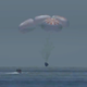 SpaceX's Crew Dragon capsule splashes down in the Gulf of Mexico on Sunday, Aug. 2, 2020 with astronauts Bob Behnken and Doug Hurley to bring a successful end to the Demo-2 mission.