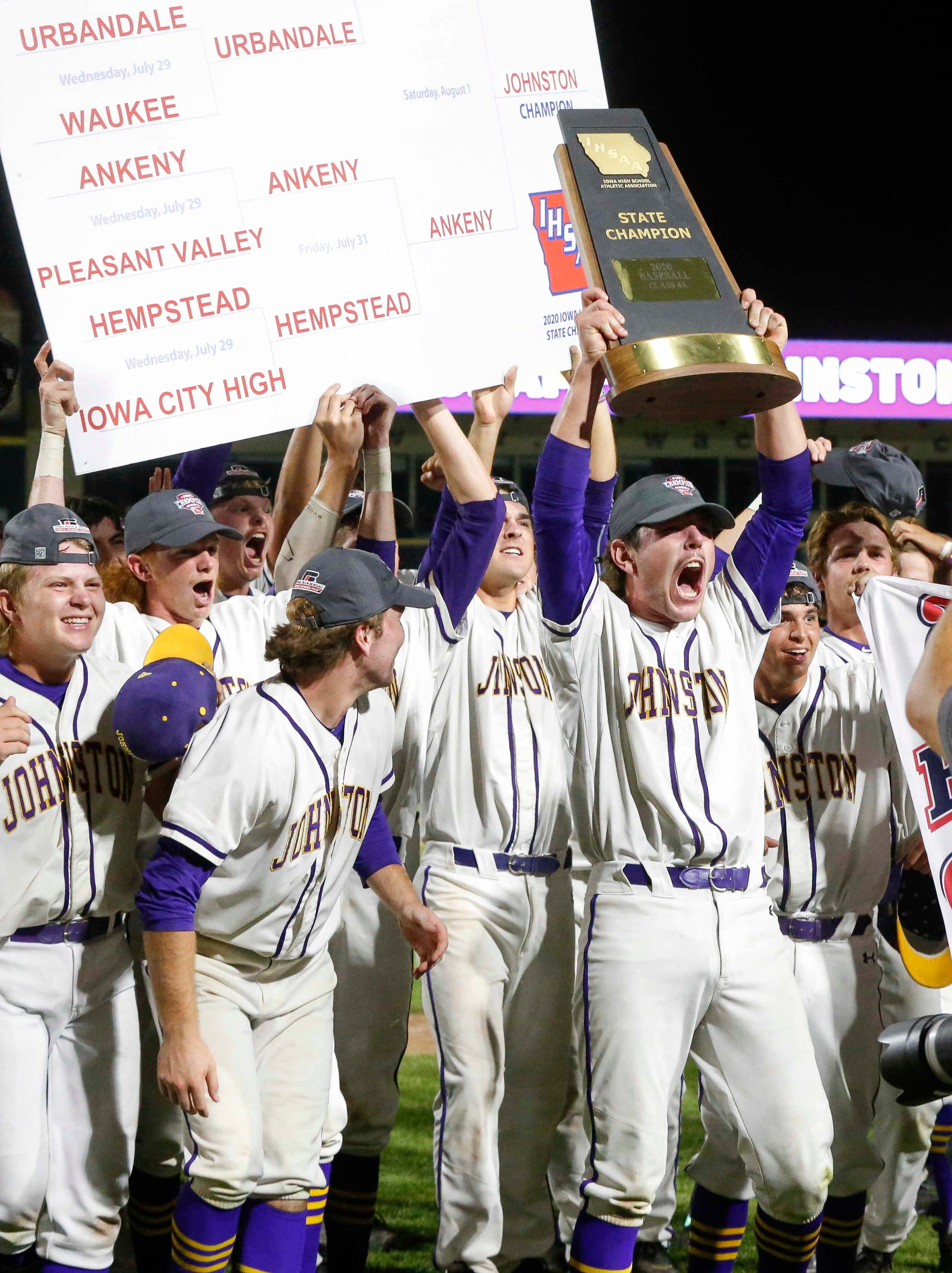 Iowa state baseball Johnston defeats Ankeny in thrilling Class 4A