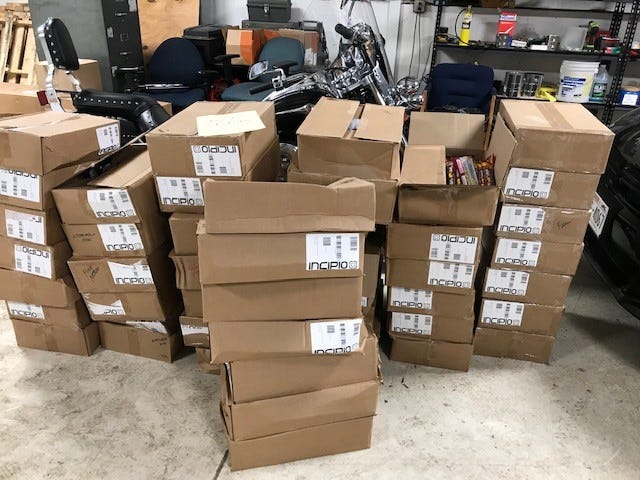 Three people face multiple charges after police discovered hundreds of pounds of marijuana and marijuana products, along with more than $100,000 in cash, at two addresses on Happy Valley Drive, including boxes of THC-laced edibles.
