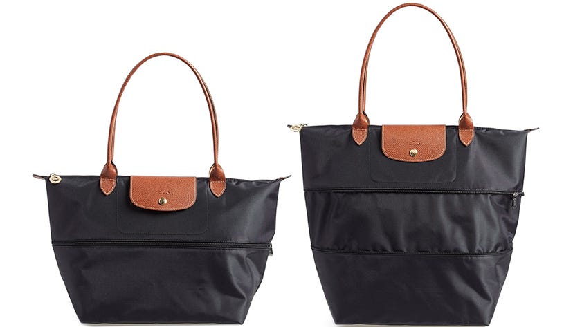 longchamp nylon tote handbags