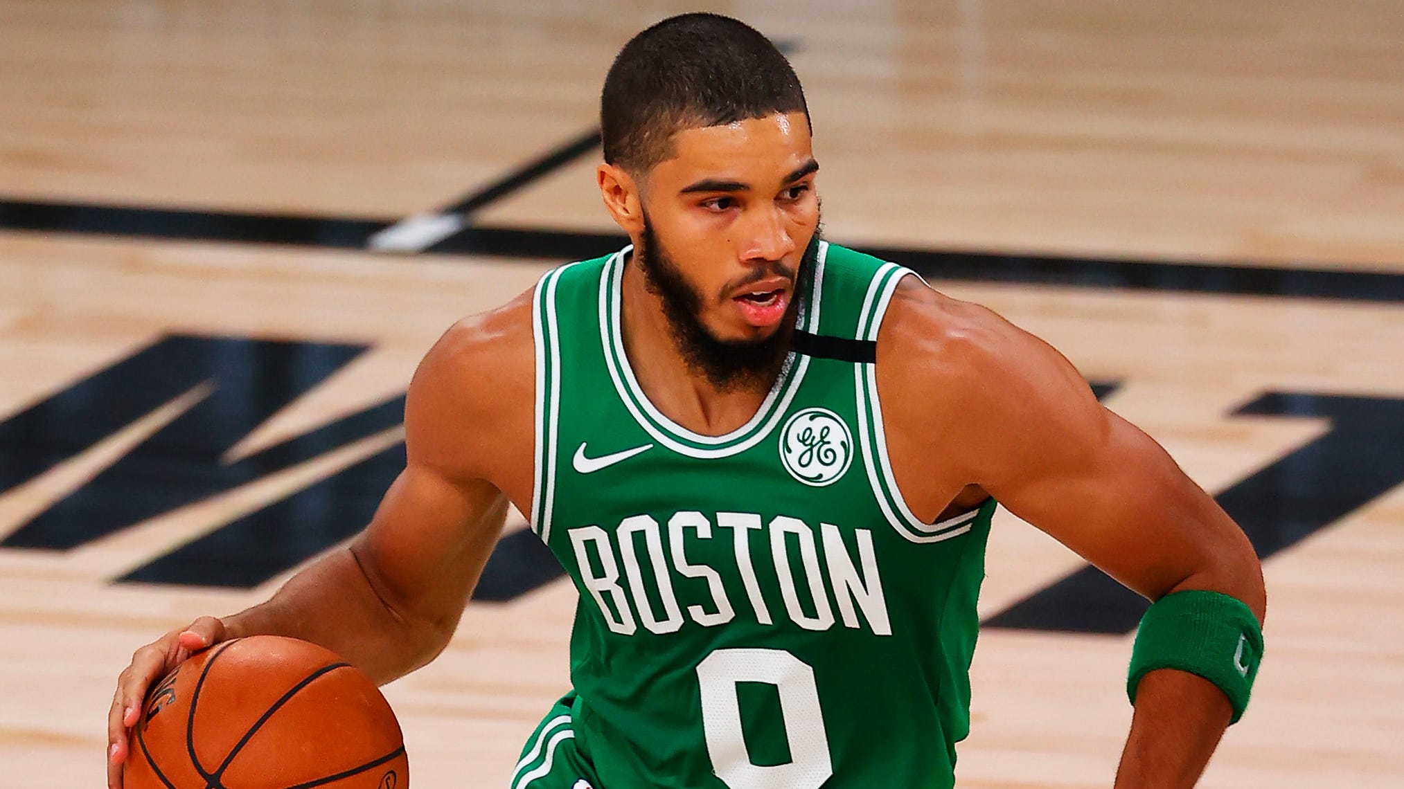 NBA bubble: Jayson Tatum gets a boost from son in virtual ...