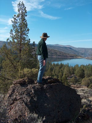 Camping at Prineville Reservoir. Fishing and camping are kind of like eating garlic, no offense.