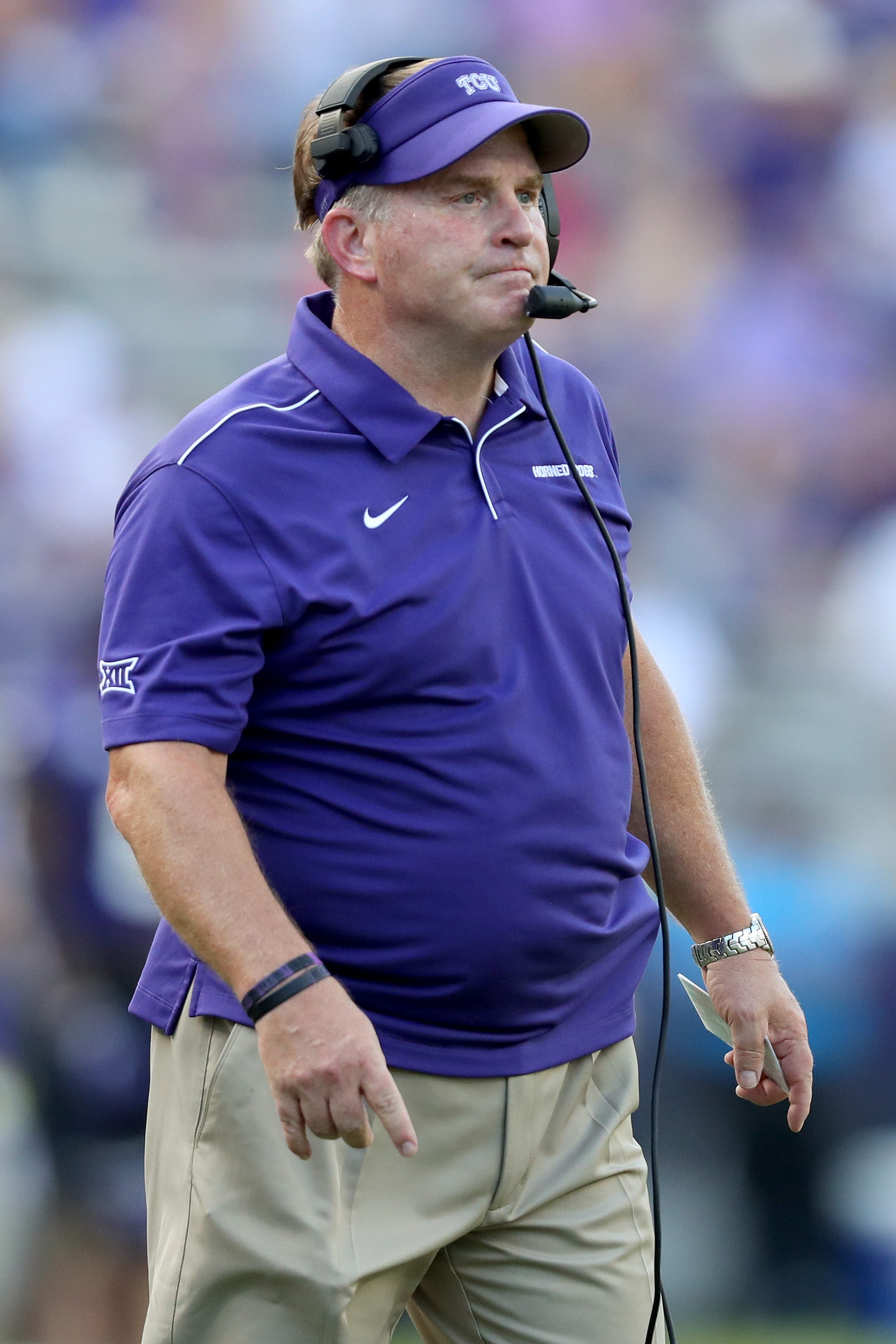 TCU football coach Gary Patterson apologizes for using racial slur