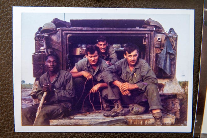 Bart Fabian, third from left, in a 1969 photo in Vietnam.