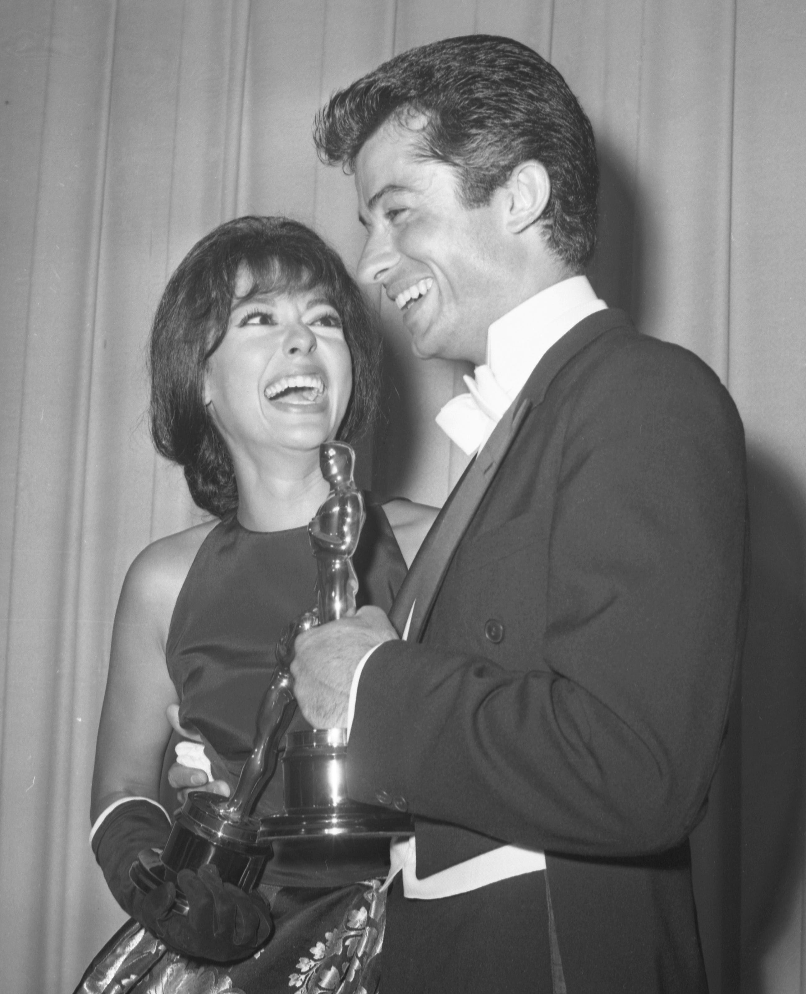 Rita Moreno won the Oscar for best supporting actress for her role in "West Side Story" in 1962. Co-star George Chakiris took home best supporting actor.